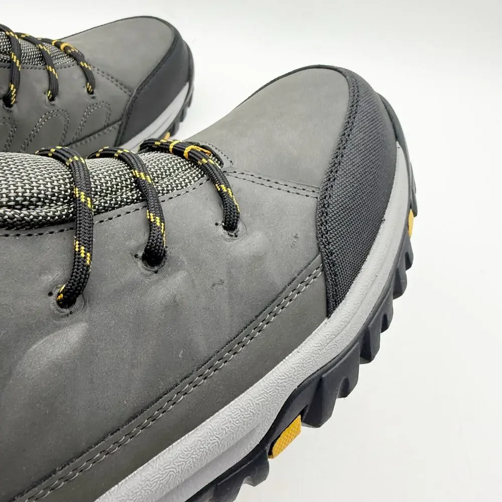 Skechers Mens Relment Daggett Hiking Boots US 9 Grey Water Repellent NIB